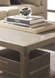 50long x 36deep x 20high. Fusion Cocktail Table Caracole