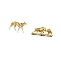 Escultura De Guepardo Dorado, Figura De Animal Moderna, Centro De Mesa,  Decoración Feng Shui Para Oficina Y Hogar, Adorno De Vaca China Para ...