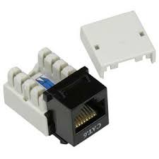 If you using cat6 cable, it should have a separator. Rj45 110 Type Keystone Jacks Cat 6 Networking
