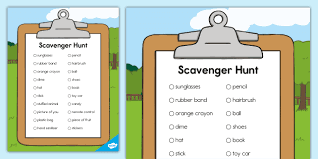 The most secure digital platform to get legally binding, electronically signed documents in just a few seconds. Editable Scavenger Hunt Template Printable Worksheet K 2