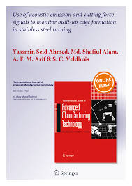 Dashboard berisikan data pada semester yang sudah dan yang sedang berjalan. Pdf Use Of Acoustic Emission And Cutting Force Signals To Monitor Built Up Edge Formation In Stainless Steel Turning