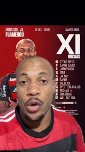 🔴⚫️⚡️ MENGÃO ESCALADO!!! Com Michael, Evertton Araújo e Wallace Yan entre  os titulares, o #Flamengo está pronto para encarar o Mirassol, pela última  rodada do Campeonato Brasileiro. E aí torcedor, curtiu a