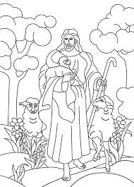 Jesus Is The Good Shepherd Bible Coloring Page Jesus Coloring Pages Bible Coloring Pages Bible Coloring