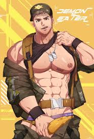 mazjojo, original, 1boy, abs, bara - Anime R34