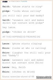 More Like Pidge To Keith Ha You Still Call Your Dad Daddy Keith Starts Crying Get It Cause He S An Orphan Voltron Funny Voltron Voltron Klance