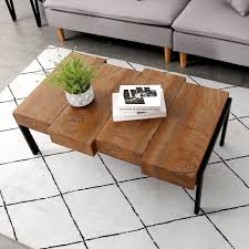Your rustic living room need not be all classic this fall as adding modern touches to it is absolutely acceptable. Rustic Wood And Metal Coffee Table