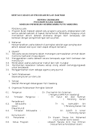 Doc Kertas Cadangan Program Bulan Dakwah Mazri Kalik Academia Edu