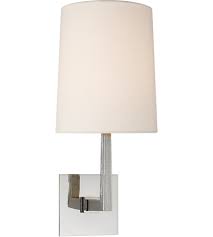 Visual Comfort Bbl2082pn L Barbara Barry Ojai 1 Light 7 Inch Polished Nickel Sconce Wall Light Medium