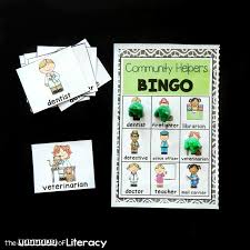Your kids can have an adventure on their neighborhood block. Community Helpers Bingo The Kindergarten Connection