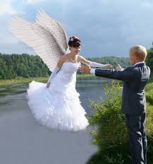 @jimmyfallon during our first dance i kept telling my husband that every time he twirled me, i was slipping on my dress. Hilarious Russian Wedding Photoshop Fails