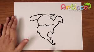 How To Draw North America Youtube African spelling word questions use the list of words to answer simple questions about words related to africa. how to draw north america