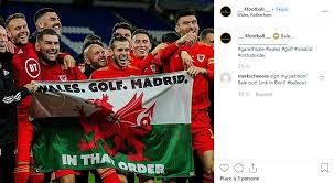 La bandiera nazionale del galles si chiama dragone rosso (in inglese the red dragon, in gallese y ddraig goch). Bale E Quella Bandiera Che Fa Infuriare Il Real Galles Golf E Madrid In Quest Ordine