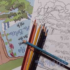 1 pdf 1 jpg 10x8 / 300 dpi. Psalm 91 Coloring Pages Landing Page My Hall Closet