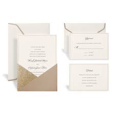 Buy The Gold Wedding Invitation Kit By Celebrate It At Michaels Com Unique Wedding Invitation Wording Fun Wedding Invitations Affordable Wedding Invitations