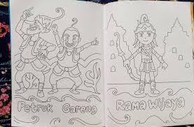 Semar ternyata ciptaan sunan kalijaga untuk media dakwah dream co id. Contoh Gambar Mewarnai Gambar Kartun Wayang Kataucap
