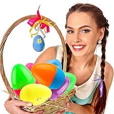 Amazon.com: Haconba 18 Pack 6 Inch Jumbo Fillable Easter Eggs Large Bright  Colorful Plastic Easter Eggs for Easter Decoration Egg Hunt Basket  Stuffers, 6 Colors : Toys & Games