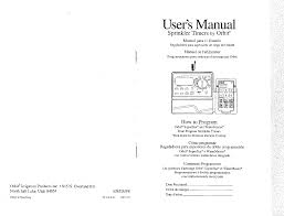Introduction thank you for selecting an orbit sprinkler controller. 57586a Water Timer Wt2dc Receiver User Manual Orbit Irrigation Product