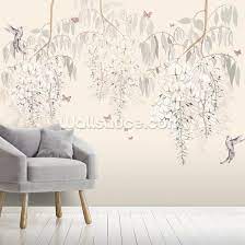 Enjoy an amazing selection with price match guarantee and fast uk delivery. Wisteria Lane Wall Mural By Kelly Kratzing Wallsauce Uk Feature Wall Wallpaper Wall Murals Mural Wallpaper