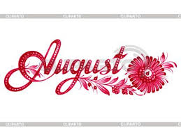 Download august cliparts and use any clip art,coloring,png graphics in your website, document or presentation. Month Stock Photos And Vektor Eps Clipart Cliparto August Month August Pictures New Month Wishes