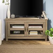 Corner tv stands tv stands & entertainment centers : Walker Edison Driftwood Corner Tv Stand Accommodates Tvs Up To 40 In In The Tv Stands Department At Lowes Com