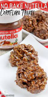 Add This One To Your Favorite Nutella Recipes No Bake Nutella Cornflake Treats So Easy To Make Yo Nutella Recipes Easy Nutella Recipes Nutella Recipes No Bake