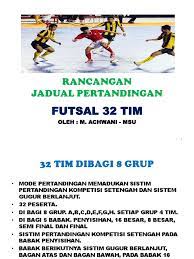 We did not find results for: Rancangan Jadual Pertandingan Futsal 32 Tim