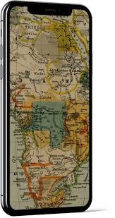 Wallpaper borders are the element that can completely make or break the look of a room. Vintage Africa Map Wallpaper Wallaland