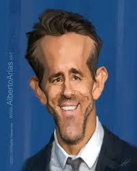 Ryan Reynolds Caricature by AlbertoArias.ART