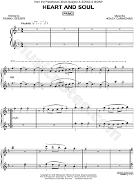 Sheet music digital files to print licensed hoagy. Hoagy Carmichael Heart And Soul Sheet Music In F Major Download Print Sku Mn0150201