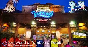 The lost world of tambun (lwot) is a theme park and hotel in sunway city ipoh, tambun, kinta district, perak, malaysia. Lost World Of Tambun Janjikan Pengalaman Hebat Jika Bercuti Di Perak Tempat Menarik