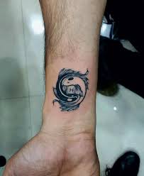 Simple black pisces zodiac sign tattoo on right wrist. Yin Yang Pisces Tattoo On Wrist Tattoo Designs For Women
