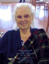 Cora Brainard “Bee” Lord Lance (1921-2013): homenaje de Find a Grave