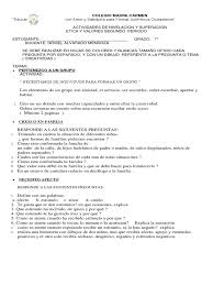 Buen día tengan todos mis estudiantes de 5º, deseando que se encuentren muy bien, al igual que toda su familia. Actividades De Nivelacion Etica Y Valores Gratitud Amor