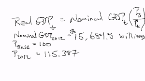 What is a simple formula to calculate gdp? Calculating Real Gdp Youtube