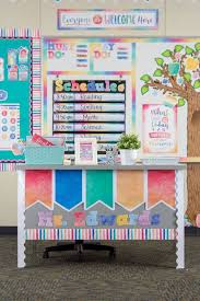 Watercolor Classroom Decorations Ceiling Border Desk Decor Watercolor Classroom Classroom Decorations Kindergarten Classroom Decor