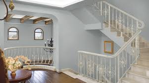 Navajo white is a light, creamy paint colour. Stairway Paint Color Inspiration Gallery Sherwin Williams