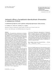 pdf antiemetic efficacy of