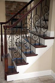 Wood And Iron Staircase Designs Google Search Iron Stair Railing Wrought Iron Stairs Wrought Iron Staircase