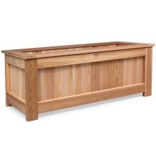 Over time, white cedar weathers to a silvery grey, but this. Cedar 4 Ft Rectangular Deck Planter Kit Available To Ship End Of June