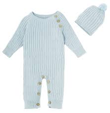 Previous next 1 / 34. Le Top Bebe Little Boy Blue Cable Knit Romper And Hat Set For Newborns And Baby Boys