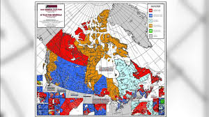 The map shows all 338 of canada's ridings. Local Leaders Concerned About Divisiveness Reflected In Election Results Battlefordsnow