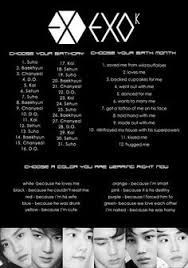 Since you didn't specify who you were looking for but rather said an exo member i'm giving you all of them and you can choose. 12 Best Exo Games Ideas Exo Games Exo Exo Birthdays