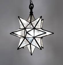 Star Pendant Light Mercury Glass On Boha Glass