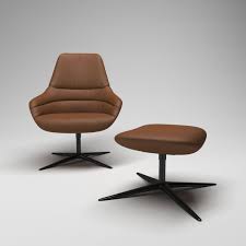 3d Model Armchair And Tabouret Kyo Lounge 171 10 From Walter Knoll Design By Pearson Lloyd 3d Model For Architects And Hom Luxury Arm Chair Armchair Lounge