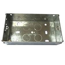 Because it runs on electricity, it must be plugged into an outlet or connected to your home's existing wiring. B Q Metal 35mm Double Pattress Box Diy At B Q