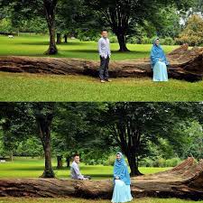 Sekilas memang foto prewedding muslim terlihat di atas biasa saja, tapi yang perlu di ingat adalah kesopanannya, karena perlu di ketahui jika di dalam agama islam jika belum muhrim, bersentuhan itu adalah haram hukumnya.hohohoho…oke semoga berguna. Foto Prewedding Muslimah Syari Isco Gambar Hd