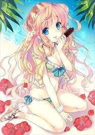 Đọc Truyện 『Ảnh Anime Đẹp 』 - #21 Anime : girl. Áo bơi - • Nhii • - Wattpad  - Wattpad