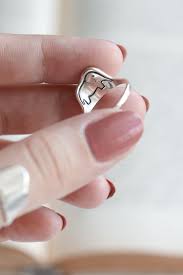 A Hat Or A Boa Silver Ring Inspired By The Little Prince Etsy Silver Rings Silver Ring Designs Literary Jewelry