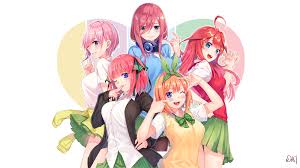 A collection of the top 51 miku nakano wallpapers and backgrounds available for download for free. Wallpaper Anime Girls 5 Toubun No Hanayome Nakano Miku Nakano Nino Nakano Yotsuba Nakano Ichika Nakano Itsuki School Uniform Headphones 1920x1080 Grieferikson 1863951 Hd Wallpapers Wallhere