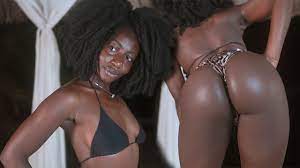 African Model, Sexy Bikini try On, what a Booty, Damn! 